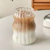 Γυάλινο Ποτήρι Ριγέ 530ml