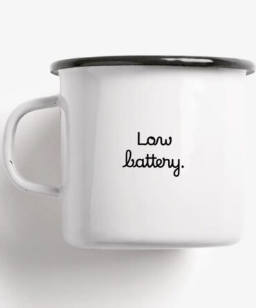 Μεταλλική Κούπα 300ml Low Battery High Expectations